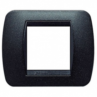 Рамка 2 модуля LIVING LIGHT, графит L4802GFN Bticino