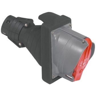 Мобильная розетка Hypra - IP 44/55 - 3К+З - 63 А - пластик/резина 053706 Legrand
