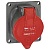 Встраиваемая розетка Hypra - IP 44 - 2К+З - 16 А - пластик 052222 Legrand