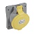 Встраиваемая наклонная розетка - P17 Tempra Pro - IP 44 - 100/130 В~ - 32 A - 2К+З 555281 Legrand