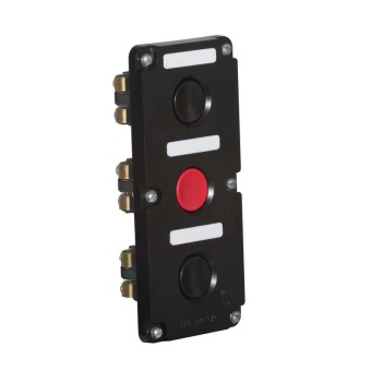 Пост кнопочный ПКЕ-112/3 "Пуск-Стоп" 2 черн. 1 красн. ПКЕ-112/3.2Ч.1К Электродеталь Воронеж