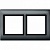 Рамка 2 поста MERTEN AQUADESIGN IP44, антрацит MTN400214 Schneider Electric