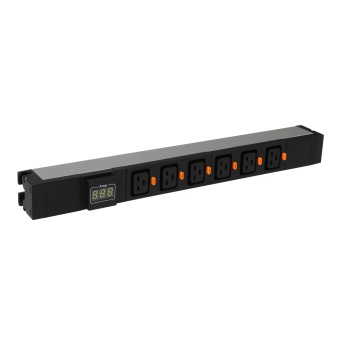 PDU - Блок распределения питания - 6 розеток С19 - амперметр - клеммный блок - 19'' - 16А 646844 Legrand