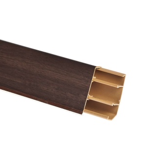 Кабель-канал плинтусный 50х10 L2500 пластик венге Рувинил