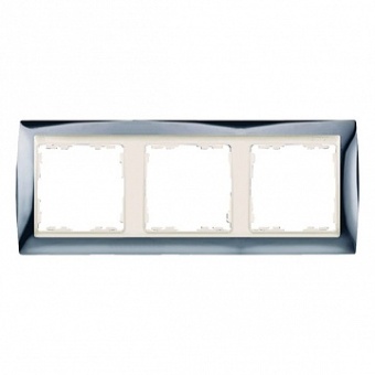 Рамка 3 поста 82, вороненая сталь 82734-67 Simon