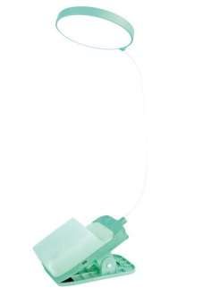 Светильник светодиодный UF-751 C05 7Вт ССТ настольный 3 уровня яркости с прищепкой зел. 14487 Ultraflash