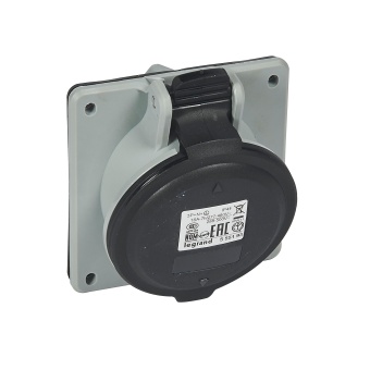 Розетка встраиваемая наклонная - 16А - 3К+H+З - 500 В - IP 44 555193 Legrand