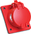 Розетка встраиваемая ССИ-414 16А-6ч/380-415В 3Р+PЕ IP44 MAGNUM PSN42-016-4 IEK