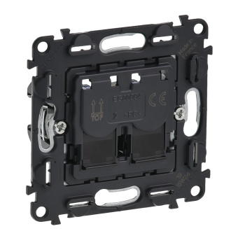 Valena IN'MATIC.Информационная розетка двойная RJ45 Кат.6 STP 753047 Legrand