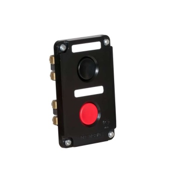 Пост кнопочный ПКЕ-112/2 "Пуск-Стоп" 1 черн. 1 красн. ПКЕ-112/2.1Ч.1К Электродеталь Воронеж