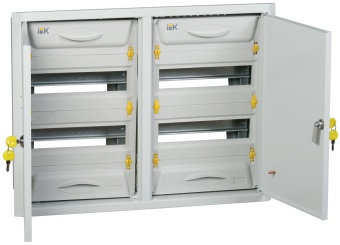 Корпус металлический распределительный ЩРв-2х24зк-1 36 IP31 UNIVERSAL MKM12-V-2x24-31-ZK-U IEK