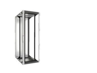 TS IT Шкаф 800x2200x1200 47U с обзорной и стальной дверью IP55 19` монтажные рамы 5516131 Rittal