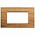 Рамка 4 модуля LIVING LIGHT, европейский орех LNA4804LNC Bticino