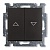 Выключатель для жалюзи 2-клавишный кнопочный BASIC55, chateau-black 1413-0-1098 ABB