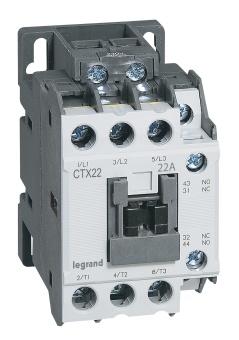 Контактор CTX³ 22 3P 22A 1но1нз ~380В 416118 Legrand