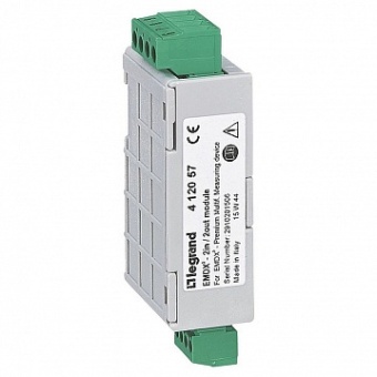 Модуль с 2 входами / 2 выходами 412057 Legrand