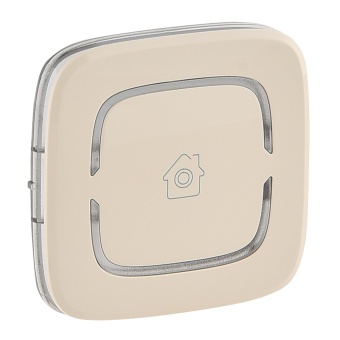 Valena ALLURE MyHome.Лицевая панель для механизмов BUS/SCS.С символом "GEN".2 модуля.Слоновая кость 755389 Legrand