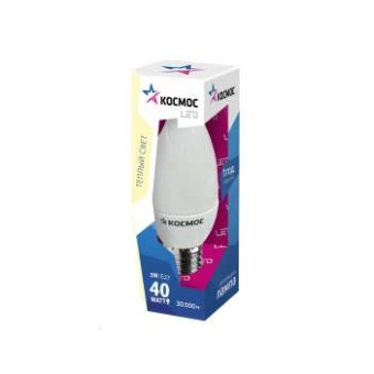 Лампа светодиодная CW 3Вт свеча на ветру 3000К тепл. бел. E27 280лм 220-240В