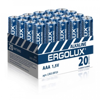 Элемент питания алкалиновый AAA/LR03 1.5В Alkaline BP-20 ПРОМО
