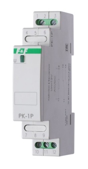 Реле промежуточное PK-1P/Un (монтаж на DIN-рейке 35мм 24В AC/DC 16А 1P IP20) F&F EA06.001.003