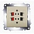 Аудио-розетка COSMO, титан 619-011400-241 ABB