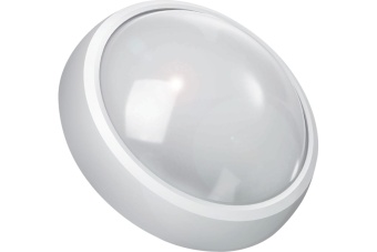 Светильник светодиодный ДБП 8 Вт 670 Лм 4000К D175х76 мм IP54 ЖКХ круг с микроволновым датчиком Qplus 142411208-S Gauss