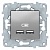 Розетка 2xUSB UNICA NEW, алюминий NU541830 Schneider Electric