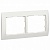 Рамка 2 поста GALEA LIFE, горизонтальная, жемчужно-белый 771502 Legrand