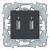 Розетка 2xUSB UNICA NEW, антрацит NU542754 Schneider Electric