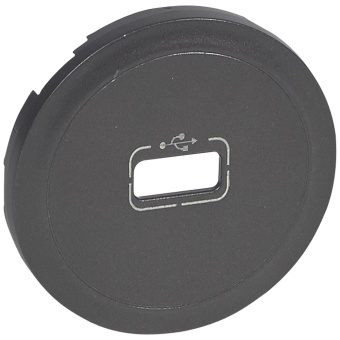 Лицевая панель - Программа Celiane - розетка USB, Кат. № 0 673 52/72 - графит 067950 Legrand