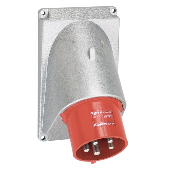 Встраиваемая вилка Hypra - IP 44 - 3К+Н+З - 32 А - металл 052864 Legrand