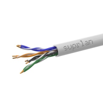Кабель витая пара U/UTP кат.5E 4х2х24AWG solid Cu нг(А)-LSLTx Standard (уп.305м) 01-0347-1 SUPRLAN