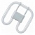 Лампа энергосберегающая КЛЛ CFL SQUARE 38,5W/835 4-PINGR10Q20X1 4050300817026 OSRAM