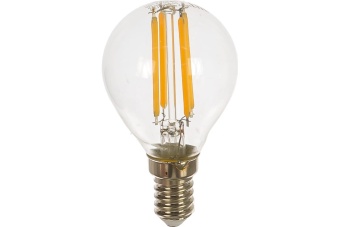 Лампа светодиодная LED 9 Вт 680 Лм 2700К теплая Е14 Шар Filament 105801109 Gauss