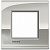 Рамка 1 пост LIVING LIGHT, палладий LNC4802PL Bticino