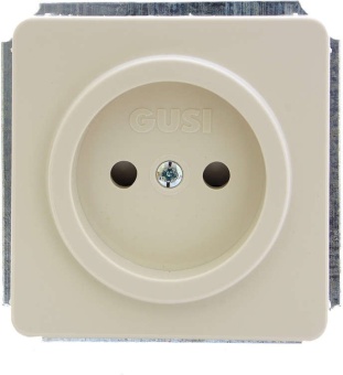 Розетка 1-м СП Extra 16А IP21 защ. шторки механизм беж.