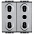 Розетка двухместная LIVING LIGHT, скрытый монтаж, с заземлением, алюминий NT4180/2 Bticino