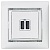 Розетка 2xUSB VALENA CLASSIC, белый 770470 Legrand