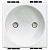 Розетка LIVING LIGHT, скрытый монтаж, белый N4143 Bticino