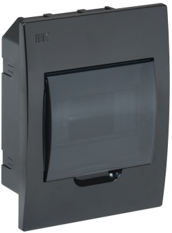 KREPTA 3 Корпус пластиковый ЩРВ-П-6 IP41 черный MKP12-V-06-41-K02 IEK