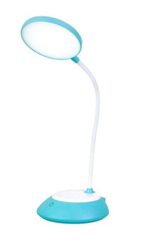 Светильник светодиодный UF-744 C13 6Вт CCT настольный диммир. голуб. 14470 Ultraflash