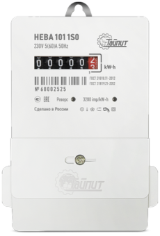 Счетчик НЕВА 101 1S0 5-60А 220В унив. креп. (винт/DIN-рейка) Тайпит 6126180