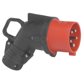 Угловая вилка Hypra - IP 44 - 3К+Н+З - 32 А - резина 052854 Legrand