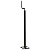Snap-On мобильная колонна алюминиевая с крышкой из пластика 2 секции, высота 2 метра, цвет черный 653028 Legrand
