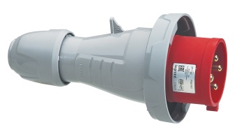 Прямая вилка без блокировки - P17 Tempra Pro - IP 66/67 - 32 А 555441 Legrand