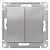 Выключатель 2-клавишный ATLASDESIGN, скрытый монтаж, алюминий ATN000351 Schneider Electric