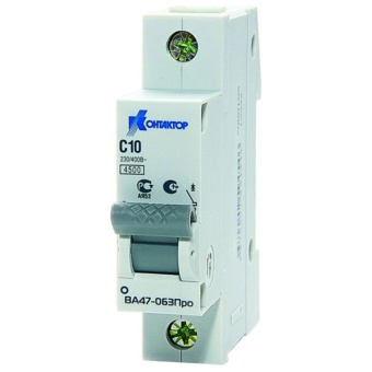 Выключатель автоматический однополюсный 32A С ВА47-063Про 4.5kA 7000109 Контактор