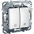 Выключатель для жалюзи UNICA, белый MGU5.208.18ZD Schneider Electric