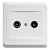 Розетка TV-FM ЭТЮД, оконечная, белый TVC-001B Schneider Electric