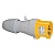 Прямая вилка - P17 Tempra Pro - IP 44 - 100/130 В~ - 16 A - 3К+З 555122 Legrand